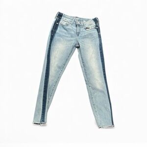 Denizen from Levi's Two-Tone Skinny Jeans in Light and Dark Wash